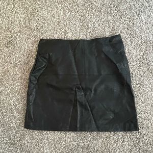 H&M Leather mini skirt